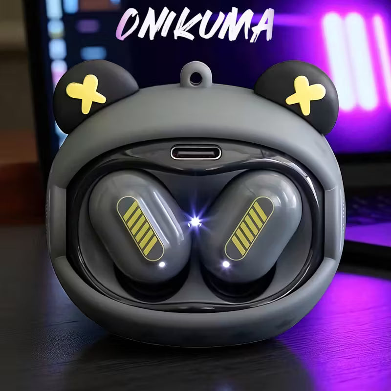 ONIKUMA T20 Wireless Gaming Headset, HiFi Stereo In-Ear Earbuds with Touch Control,