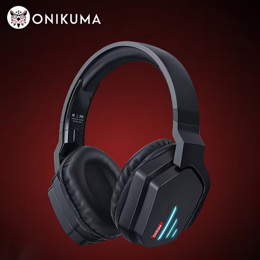 ONIKUMA Professional Gaming Headset Wireless Compatible Headphones