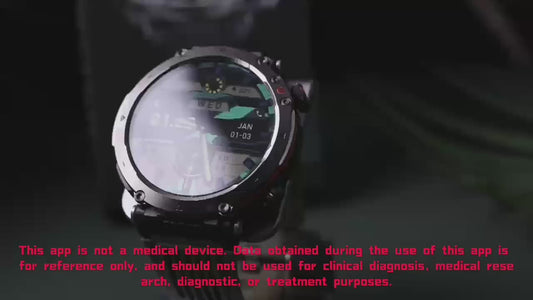 Men'S Outdoor Sports Smartwatch with Wireless 5.0